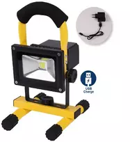 Įkraunamas nešiojamas LED prožektorius su stovu SPECTOR LIGHT, 20W,6500K,1200lm,naud., laikas 3 val.