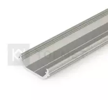 3m LED juostos profilis QUARTER10 BD/U6, anoduotas aliuminis
