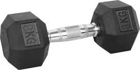 Šešiakampiai hanteliai inSPORTline Hexsteel 8kg
