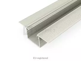 LED juostos profilis LINEA-IN20 TRIMLESS, anoduotas aliuminis, 3m