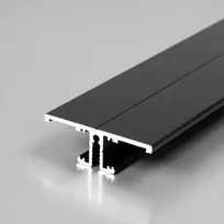 LED juostos profilis BACK10 A/UX, juodas, 2m