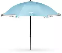 Paplūdimio skėtis / užuovėja 2in1 XXL 240 cm mėlynas NC17114 NILS
