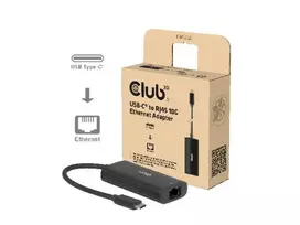 Adapteris USB Club 3D Club3D Adapteris USB-C > RJ45 10Gbps St/Bu retail