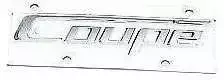 BMW galinio ženklo užrašas Coupe 51177490100 Originalus