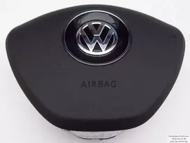 VAG VW Transporter Juodo Titano Vairo Įdėklas Originalus 7E0880201AS81U
