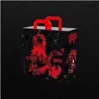 Konix Pirkinių krepšys Dungeons & Dragons su monstrų dizainu 40x45x20cm juodas-raudonas