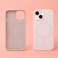 Dėklas Telforceone Silicone Thin Mag case for iPhone 17 Pro Max 6,9' rose