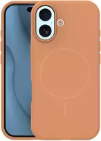 Dėklas Telforceone Silicone Thin Mag case for iPhone 17 6,3' caramel