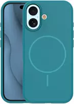 Dėklas Telforceone Silicone Thin Mag case for iPhone 17 6,3' turquoise