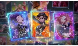 ORBICO Kpop Demon Hunters K-POP DEMON HUNTERS kolekciniai lipdukai, 5vnt., KPSTICKER-2026