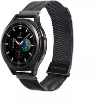DUX DUCIS strap MILANESE stainless steel magnetic 20 mm juodas