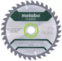 METABO DISKINIS PJŪKLAS HW/CT 165x20x36z CORDLESS CUT WOOD CLASSIC