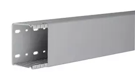 Hager Polo BA66008007030B tehaselito šukuotas kanalas BA6 60x80mm PVC pilkas BA66008007030B /2m/