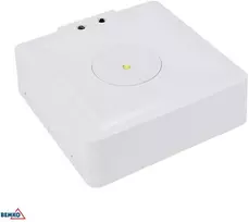 Bemko 3W LED paviršinis avarinis šviestuvas SKALER, baltas, 6000K, IP40, 3h veikimas autonominiu režimu, 120°