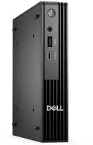 Komputer dell pro micro qcm1255 w11pro ryzen 5 pro 8600ge/1x16gb/512gb cl35/integrated/wlan + bt/kb/65w/tpm/3yps