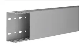 Hager Polo DNG5010007030B tehaselito šukuotas kanalas DNG 50x100mm PVC pilkas DNG5010007030B /2m/