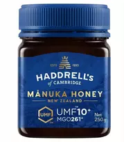 Honey New Zealand Haddrells Manukos medus UMF10+ MGO261+ 250g