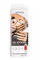 Neonail Gelio lipdukai Easy On hibridinis nagų lakas lipduke M06 20 vnt.