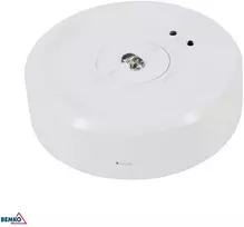 Bemko 3W LED paviršinis avarinis šviestuvas SKALER, baltas, 6000K, 1h veikimas autonominiu režimu