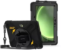 Crong Defender Plus - Rugged dėklas Samsung Galaxy Tab Active5 Pro 10.1" juodos spalvos