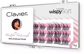 Clavier „Wispy Soft by Marta“ blakstienų kuokšteliai „Zmalowana“ – natūralus plonumo efektas ir lengvas tūris, 10–13 mm