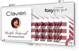 Ibra Clavier Foxy Femme by Marta „Zmalowana” Parciak kępki rzęs – efekt foxy eyes 10-14mm