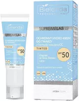 Bielenda Professional SupremeLab Hydra Glow apsauginis hidro veido kremas su tonizuojančia formule CC SPF50 40 ml