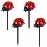 Maximex Solar garden lights, LED ladybugs, 14 cm, 4 pcs