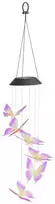 Maximex Lamp Pakabinama saulės energija varoma lempa, LED drugeliai, vėjo varpelis, 78 cm