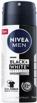 Nivea Men Juodas&Baltas Invisible Original antyperspirant w sprayu 100ml