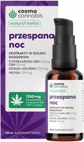 Cosma Cannabis Miegančios nakties ekstraktai kanapių aliejuje 30 ml