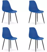 Leobert kėdė WAT mėlyna / legs juoda x 4