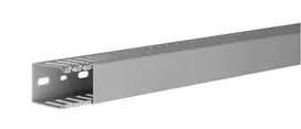 Schneider Electric Hager Polo DNG5003707030B tehaselito šukuotas kanalas DNG 50x37mm PVC pilkas DNG5003707030B /2m/