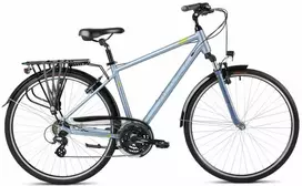 Dviratis Romet Wagant 0 2025 bright graphite-žalias-21" / L (Dydis: 21" / L)