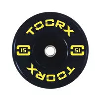 None Svorio plokštė TOORX Bumper Plate Absolute, 50 mm, 15 kg