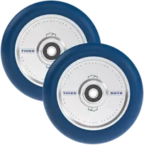 None Paspirtuko ratas FUZION Thiccboys Wheels 30 x 110mm Navy/Sidabrinis (pora)