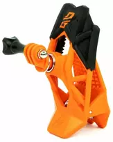 None Sp Connect Helmet chin mount for adventure camera Dango Design (juodas/oranžinis)