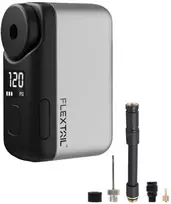 Nešiojama Dviračio Siurblys - Flextail Tiny Bike Pump Pro 120 PSI, Integruota Baterija, LED Ekranas, Pilka