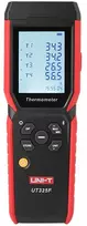 Termometras - Uni-T UT325F 4-Channel Temperatūros Matavimas, Bluetooth, Duomenų Registravimas, Juoda