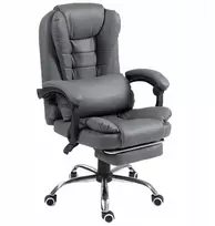 Pilka ergonominė biuro kėdė GIOSEDIO su pakoju