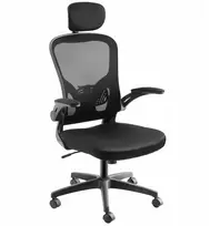 Arges ergonominė biuro kėdė su reguliuojama galvos atrama