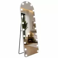 Beauty System Pastatomas LED veidrodis su apšvietimu HOLLYWOOD, 160×50 cm