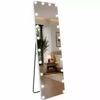 Beauty System pastatomas LED veidrodis su apšvietimu HOLLYWOOD, 160×50 cm (20 LED)