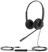 Yealink UH34 Lite Dual UC Ausinės, su laidu, Office/Call center, 20 - 20000 Hz, 110 g, Ausinės, Juodas