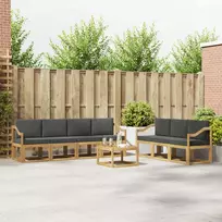 Lauko baldų komplektas Lauko sofos komplektas 7 pcs