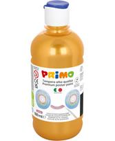 Premium guašas PRIMO, perlamutrinės geltonos spalvos, 500 ml