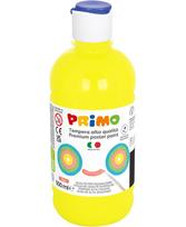 Premium guašas PRIMO, fluorescencinės geltonos spalvos, 500 ml