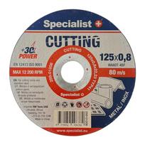 SPECIALIST+ metalo pjovimo diskas CUTTING, 125x0,8x22 mm