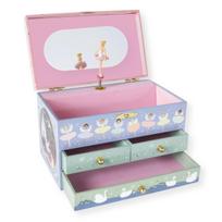 FLOSS AND ROCK muzikinė papuošalų dėžutė su 3 stalčiukais Enchanted, 43P6389