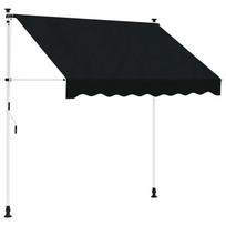 Rankinė sulankstoma markizė Juoda 100 cm
